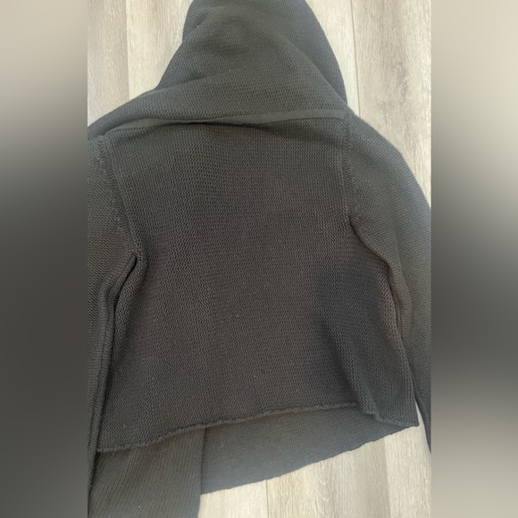 BCBGMAXAZRIA Open Front Long Sleeves Cardigan With Zipper - Picture 5 of 6